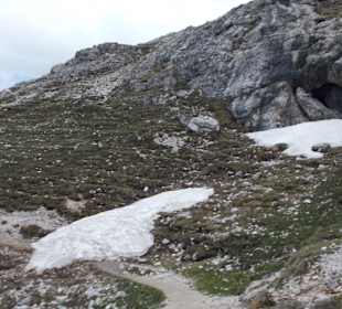Langsam wird es steiniger