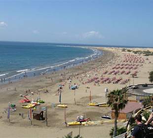 Playa del Ingles vom Strandpromenade