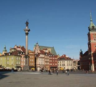 Plac Zamkowy jesienią