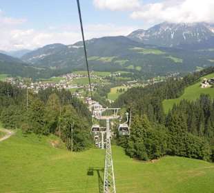 Fahrt mit der Gondelbahn