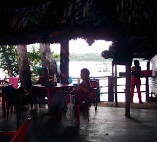 Public space in restaurant at Rio Caura