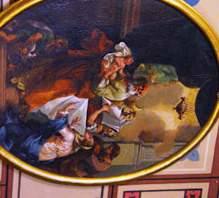 Heiligenbilder an der Wand