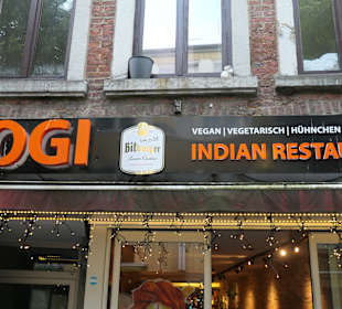 Zum Abendessen im Jogi Indian Restaurant in Aachen