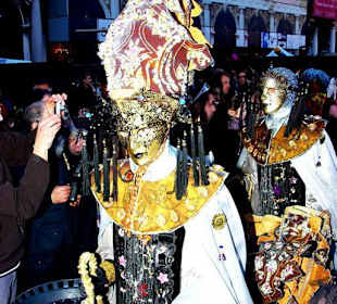 Kostüme-Masken-Show Venedig 2011