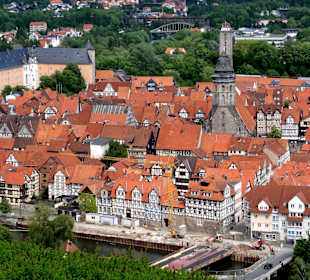 Blick von der Tillyschanze auf Hann. Münden