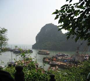 Blick nach dem Besuch der Grotte