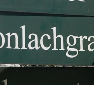Wegweiser zum Ponlachgraben