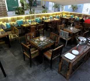 Impressionen vom Terrassenambiente des "Ginger"