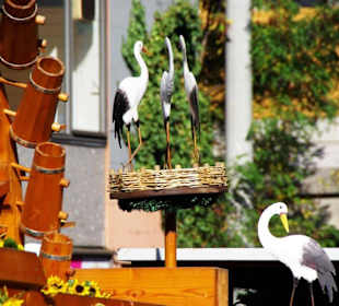 Volkstrachen Stadeln e.V.Erntedank m.Wasserrad