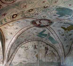 Deckenmalerei in der Kapelle
