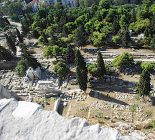 Ausblick von der Akropolis