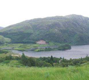 Ausblick auf Loch Shiel