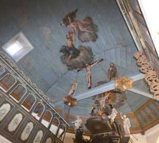 Das hölzerne Tonnengewölbe 