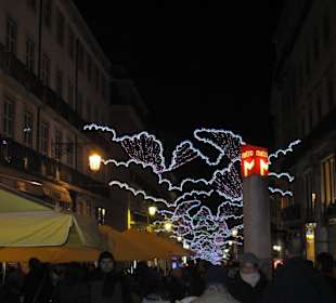 Weihnachtsbeleuchtung in Lissabon
