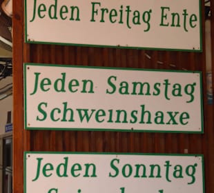 Wochenendspezialität