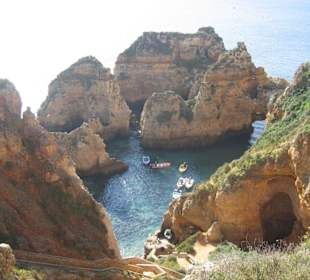 Blick auf die Ponta de Piedade