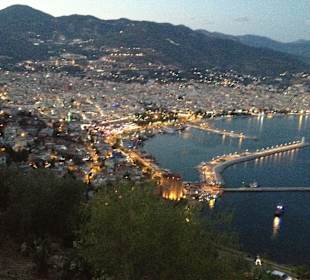 Aussicht vom Restaurante auf der Burg. Alanya by n