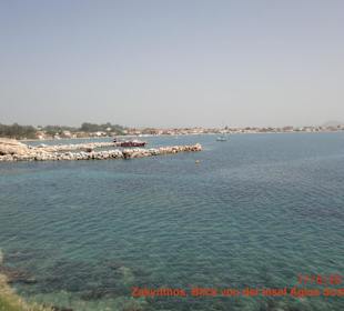 Ausblick von der Insel Agios Sostis