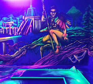 GlowZone 4D Schwarzlicht Minigolf