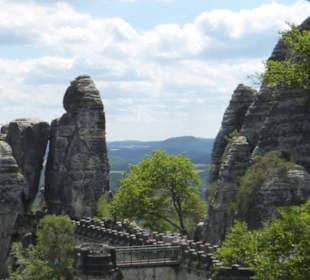 Basteibrücke und Neurathener Felsentor