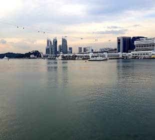 Ausblick Sentosa Boardwalk
