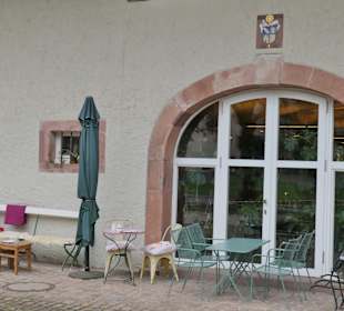 Zur Kaffeepause beiim Café Lumen (Kloster-Café)