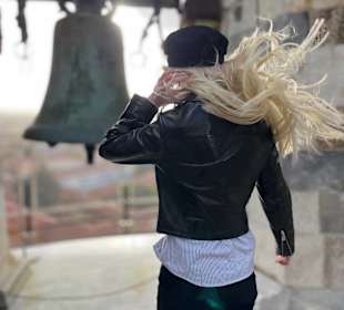 Oben war es sehr windig