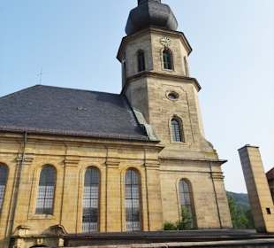 Außenansicht der Markgrafenkirche Seibelsdorf