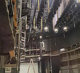 Ein Teil der Technik hinter der Bühne