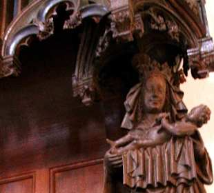 Spätgotisches Chorgestühl, Detail