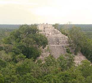 Große Pyramide über dem Urwald