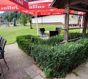 Gute Sitzaufteilung Terrasse