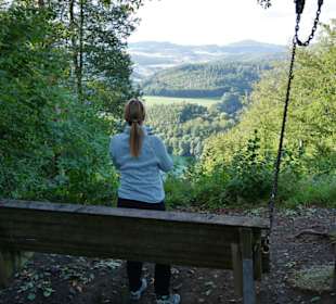 Blick vom Mäuseberg auf das Gemündener Maar