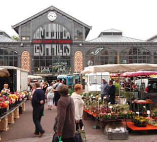 Devant les halles 