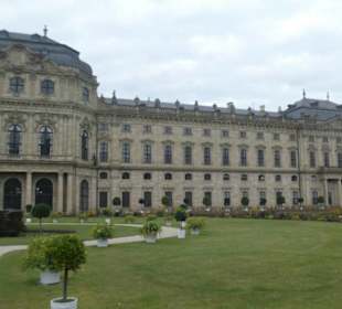 Außenansicht der Residenz von Würzburg