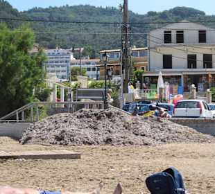 Am Strand von Agios Gordis
