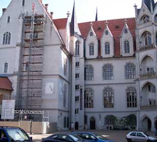 Albrechtsburg vom Burghof aus