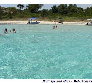 Holidays and More Touristik Info-Motorboot fahren