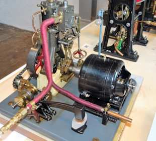 In der Maschinenhalle des Museums Kupfermühle