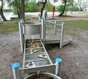Wasserspielplatz an der Talsperre