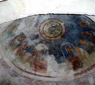 Deckenfresko in der Kirche des hl. Nikolaus