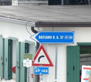 Abzweigung zum Parkplatz