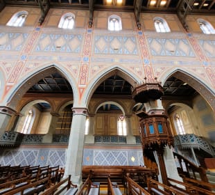 Blick auf die Kanzel