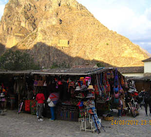 Ruinen auf dem gegenüberliegenden Berg