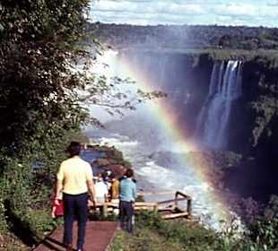 Die wunderschönen Wasserfälle von Iguazu
