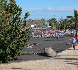 Strandleben im Januar