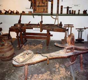 In der Büttnerwerkstatt der alten Brauerei Maisel