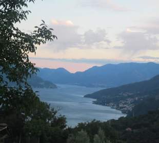 Blick von Peglio auf den Comer See