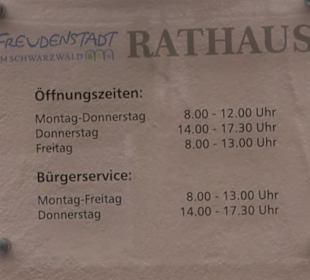 Rathaus Freudenstadt