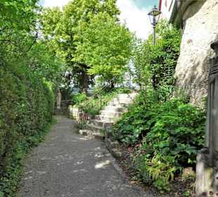 Unterwegs in den Terrassengärten Hollfeld